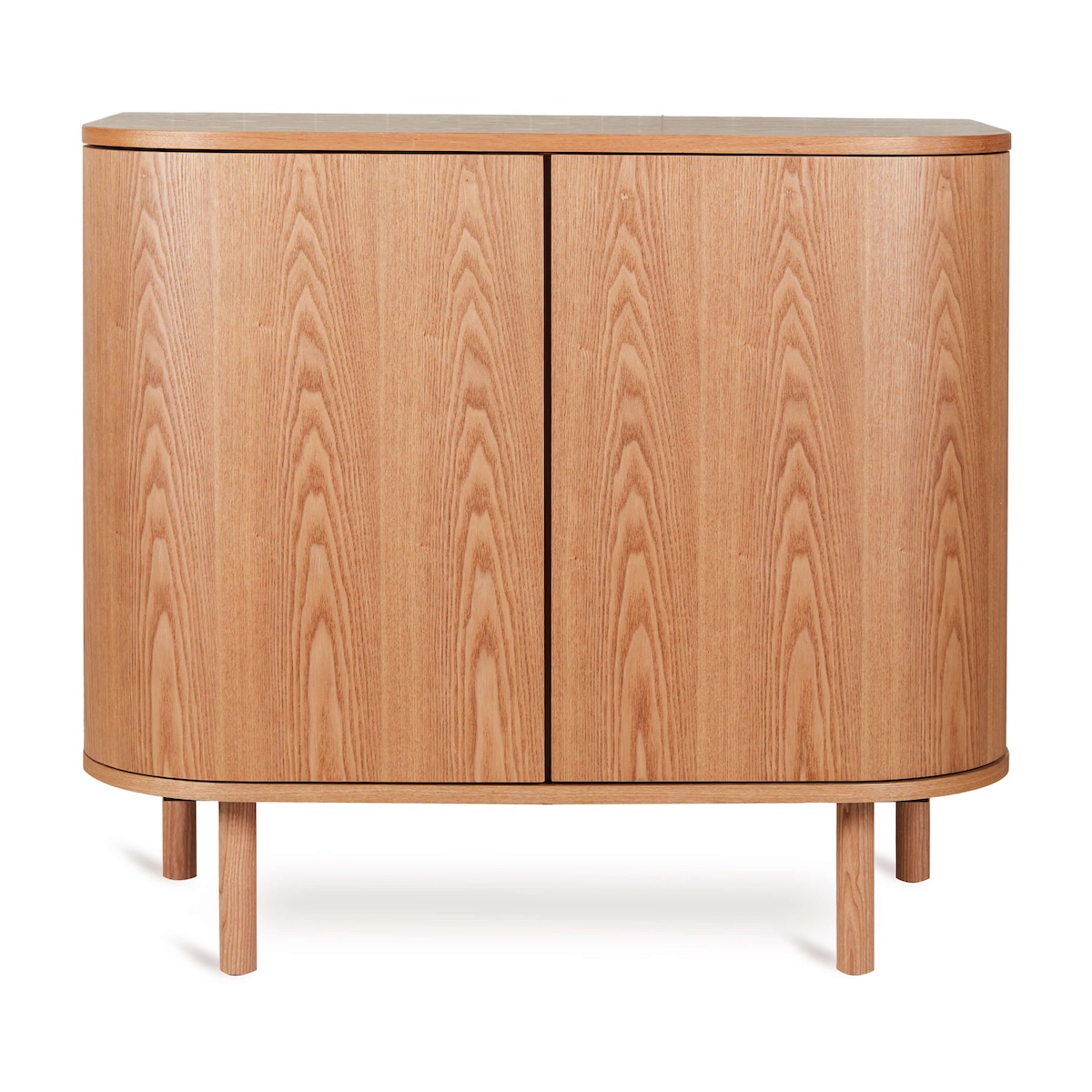 Cómoda 2 puertas YUME Quax fresno natural