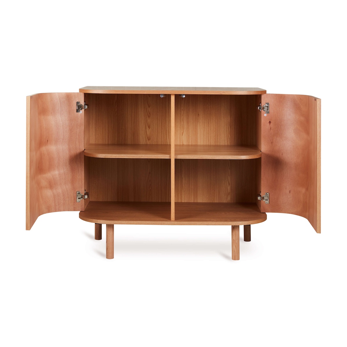 Cómoda 2 puertas YUME Quax fresno natural