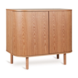Cómoda 2 puertas YUME Quax fresno natural
