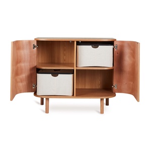 Cómoda 2 puertas YUME Quax fresno natural