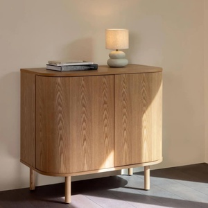 Cómoda 2 puertas YUME Quax fresno natural