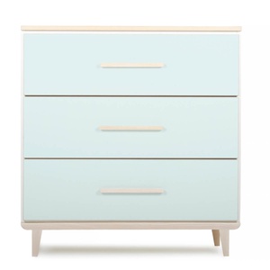 Cómoda 3 cajones NADO Retro acabado fresno ash mint