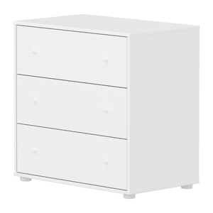 Cómoda 3 cajones SAGA Flexa blanco-blanco