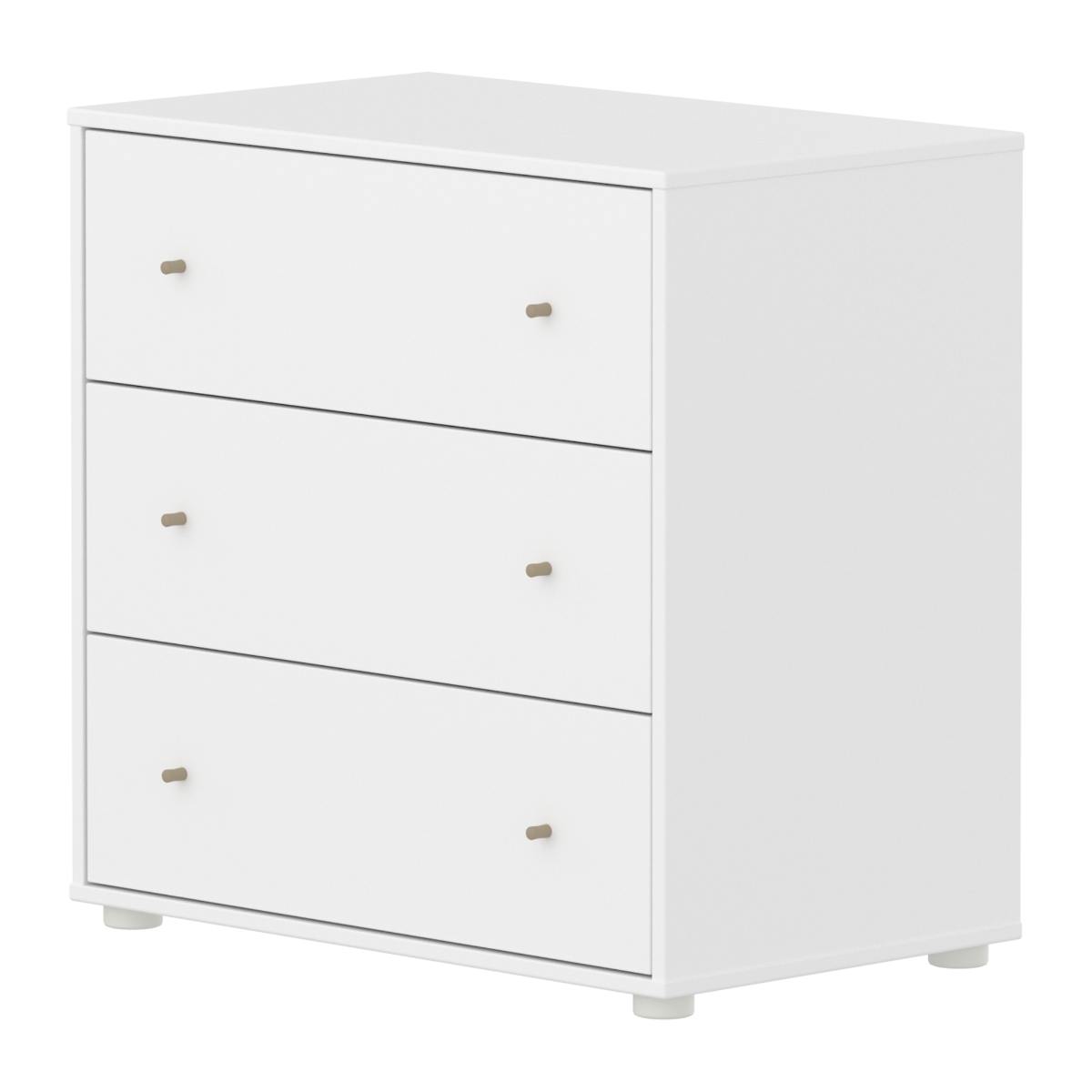 Cómoda 3 cajones SAGA Flexa blanco-oat