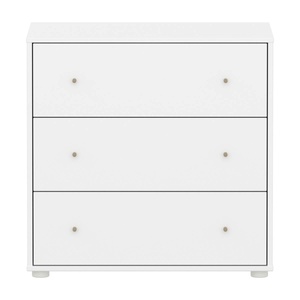 Cómoda 3 cajones SAGA Flexa blanco-oat