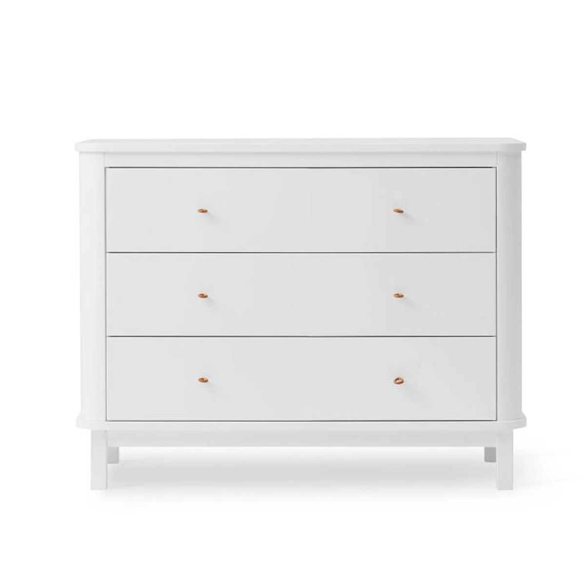 Cómoda 3 cajones WOOD Oliver Furniture blanco