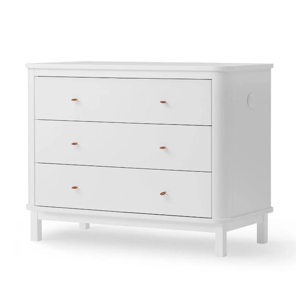 Cómoda 3 cajones WOOD Oliver Furniture blanco