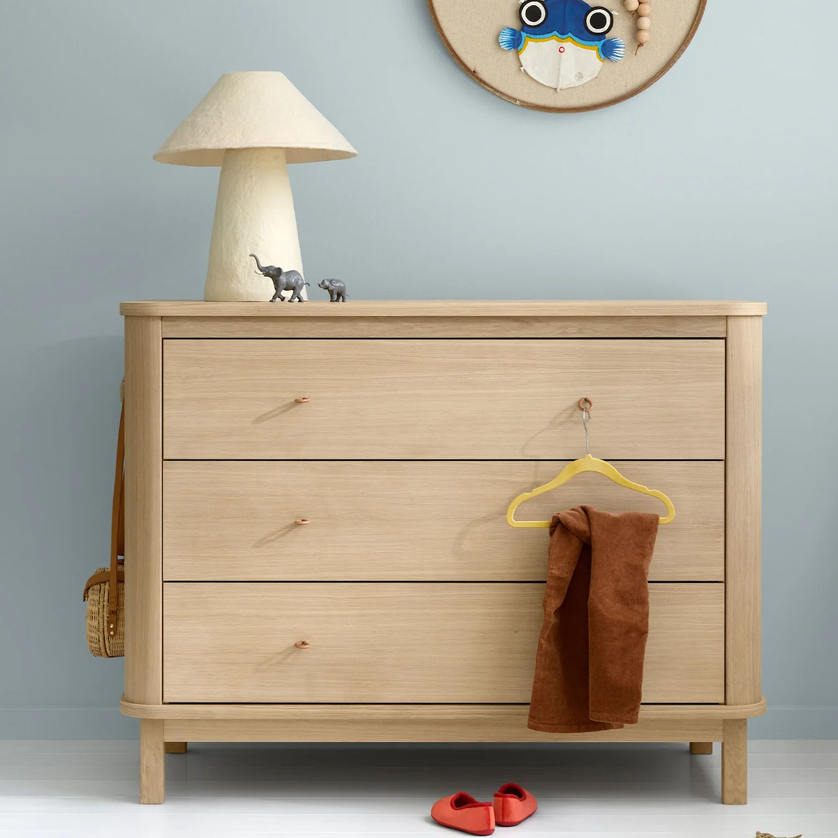 Cómoda 3 cajones WOOD Oliver Furniture roble