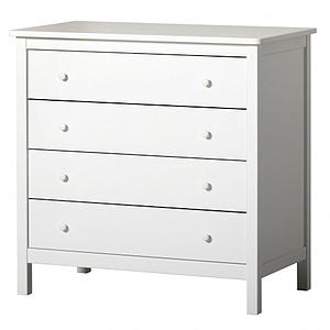 Cómoda 4 cajones SEASIDE Oliver Furniture blanco