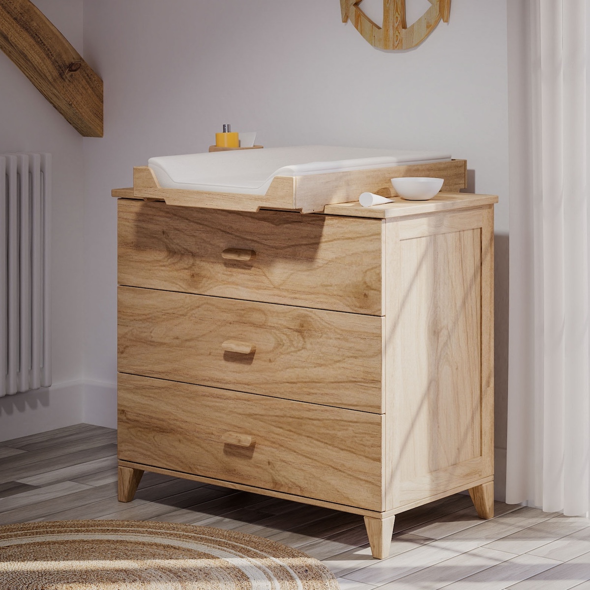 Cómoda 92,6x52cm NAIA BOIS Théo Bebe naturel