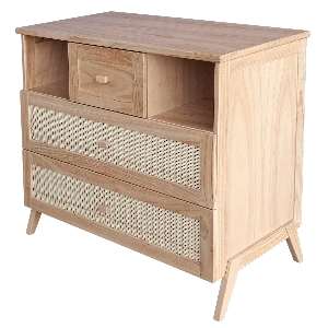 Cómoda 93,6x52cm MARELIA BOIS Théo Bebe naturel