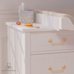 Cómoda 95x52cm LAFAYETTE Théo Bebe neige