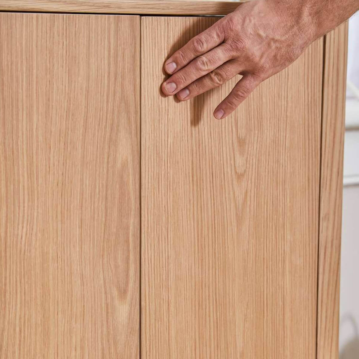 Cómoda cambiador 2 puertas NOVA Flexa roble