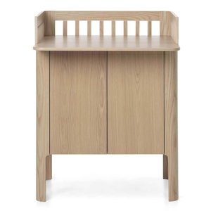 Cómoda cambiador 2 puertas NOVA Flexa roble