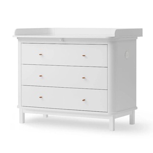 Cómoda cambiador 3 cajones WOOD Oliver Furniture blanco