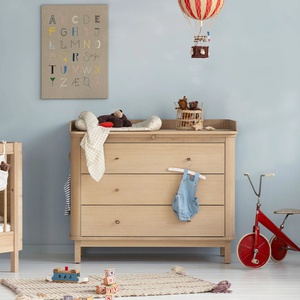 Cómoda cambiador 3 cajones WOOD Oliver Furniture roble