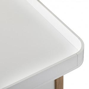 Cómoda-cambiador 4 cajones WOOD Oliver Furniture blanco-roble