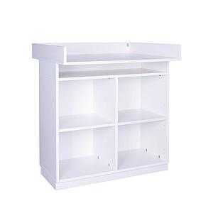 Cómoda-cambiador DESTYLE de Breuyn sin puertas haya blanco