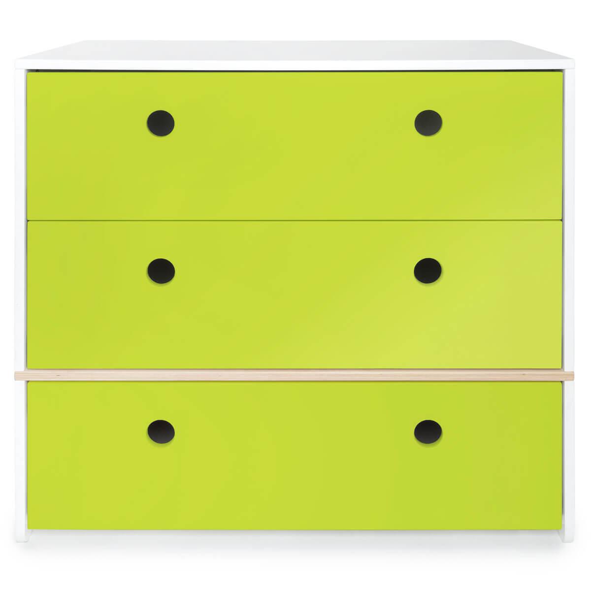 Cómoda COLORFLEX cajones frontales lime