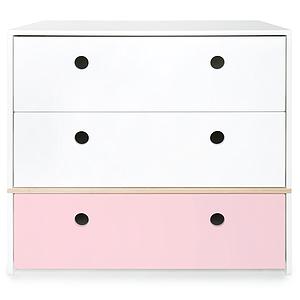 Cómoda COLORFLEX cajones frontales white-white-sweet pink