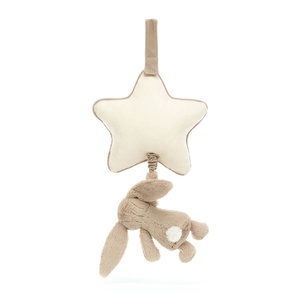 Conejo musical BASHFUL Jellycat beige