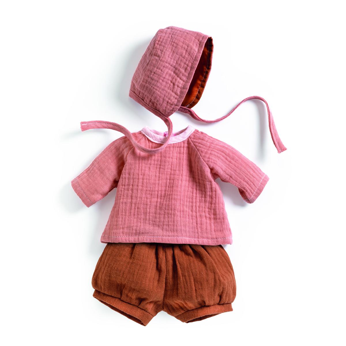 Conjunto 3pzs muñeca Peach POMEA Djeco
