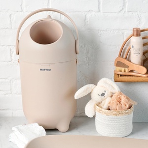 Contenedor pañales DROPY Nattou beige