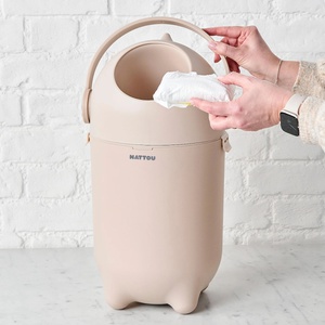 Contenedor pañales DROPY Nattou blanco