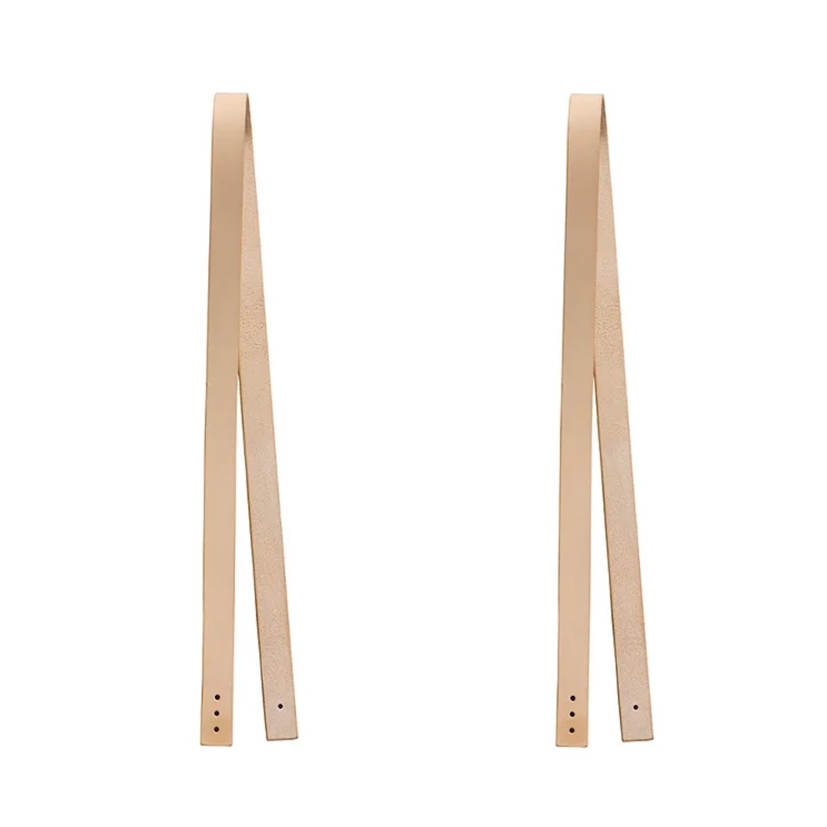 Correas cuero cojín estantería 2uds WOOD Oliver Furniture