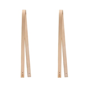 Correas cuero cojín estantería 2uds WOOD Oliver Furniture