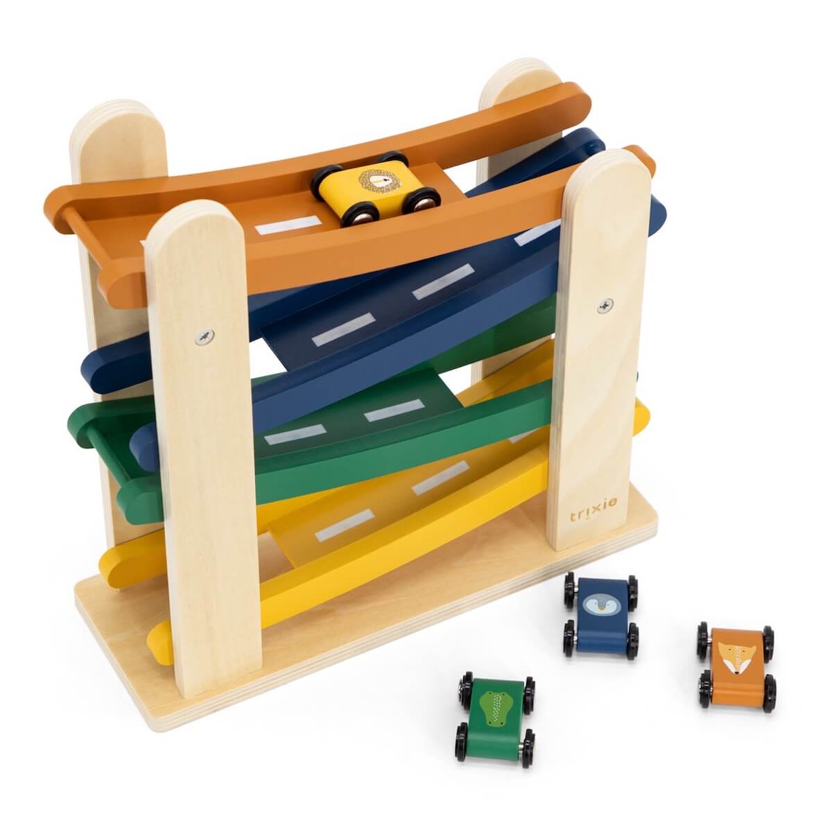 Corredor rampa madera 4 coches ALL ANIMALS Trixie