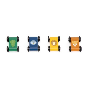 Corredor rampa madera 4 coches ANIMALS Trixie