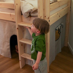 Cortina juegos cama DAWN Flexa warm gray