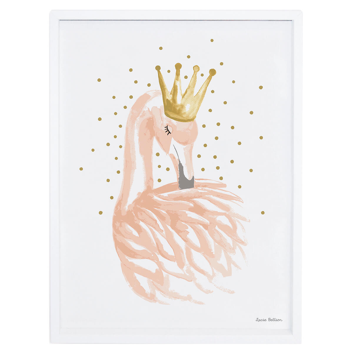 Cuadro 30x40cm FLAMENCO Lilipinso rosa