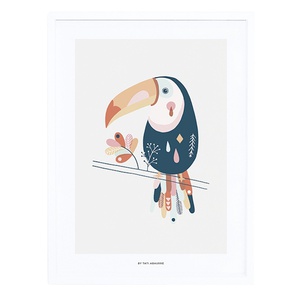 Cuadro 30x40cm Tucán en su rama PARADISIO Lilipinso