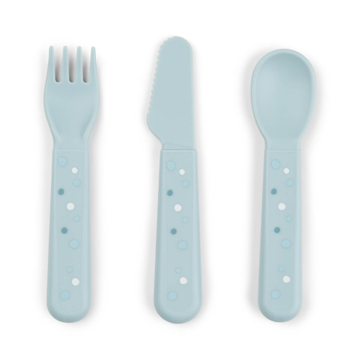 Cubiertos FOODIE Done by Deer Happy Dots azul