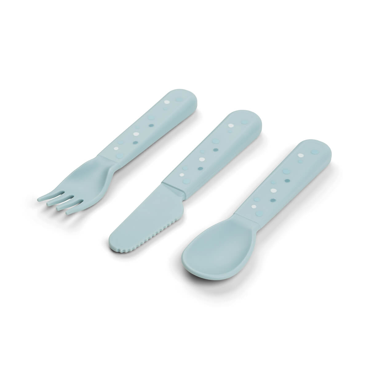 Cubiertos FOODIE Done by Deer Happy Dots azul