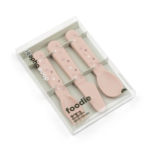 Cubiertos FOODIE Done by Deer Happy Dots rosa