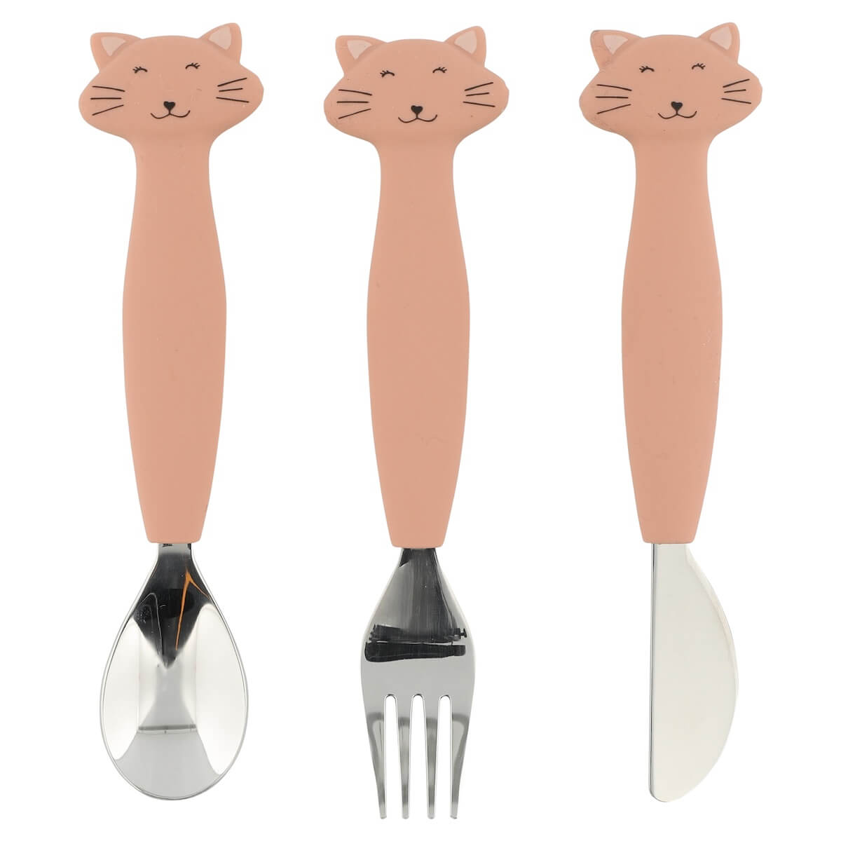 Cubiertos silicona Mrs. CAT Trixie