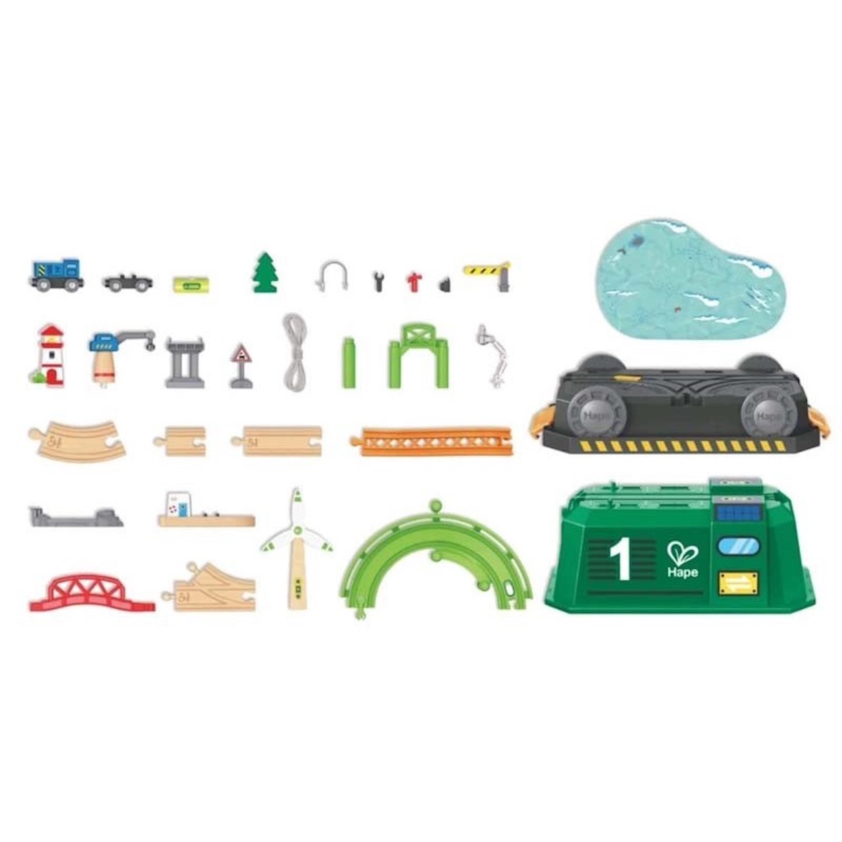 Cubo Set Tren Eco Hape