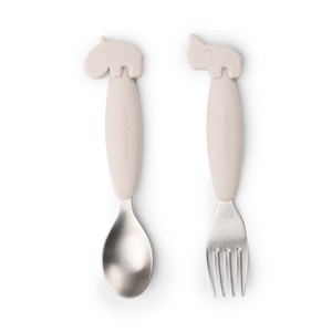 Cuchara-tenedor Easy-grip DEER FRIENDS Done by Deer sand