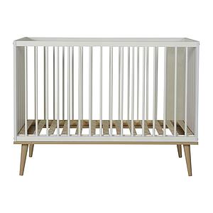 Cuna 60x120cm FLOW Quax blanco-roble