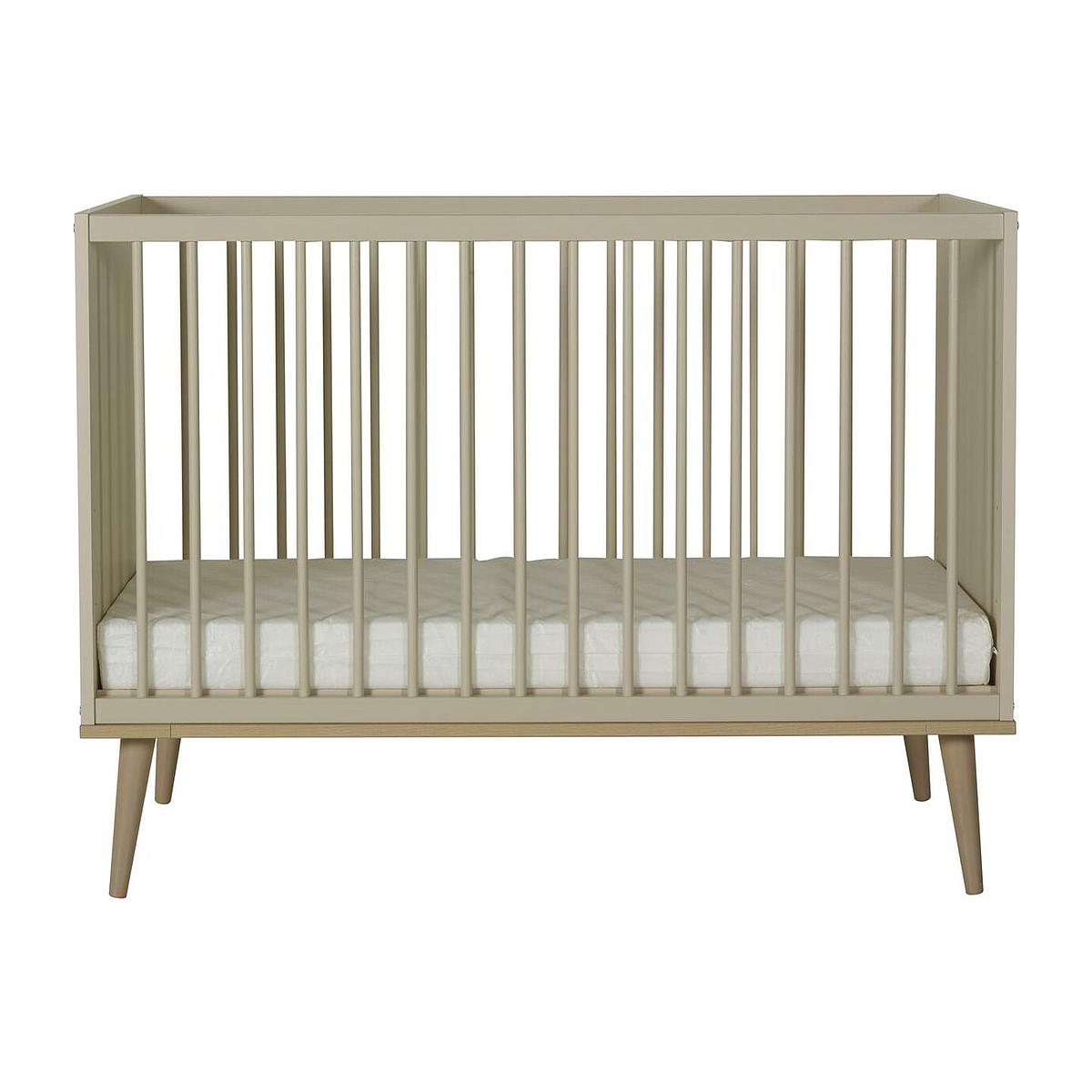 Cuna 60x120cm FLOW Quax Clay-Roble