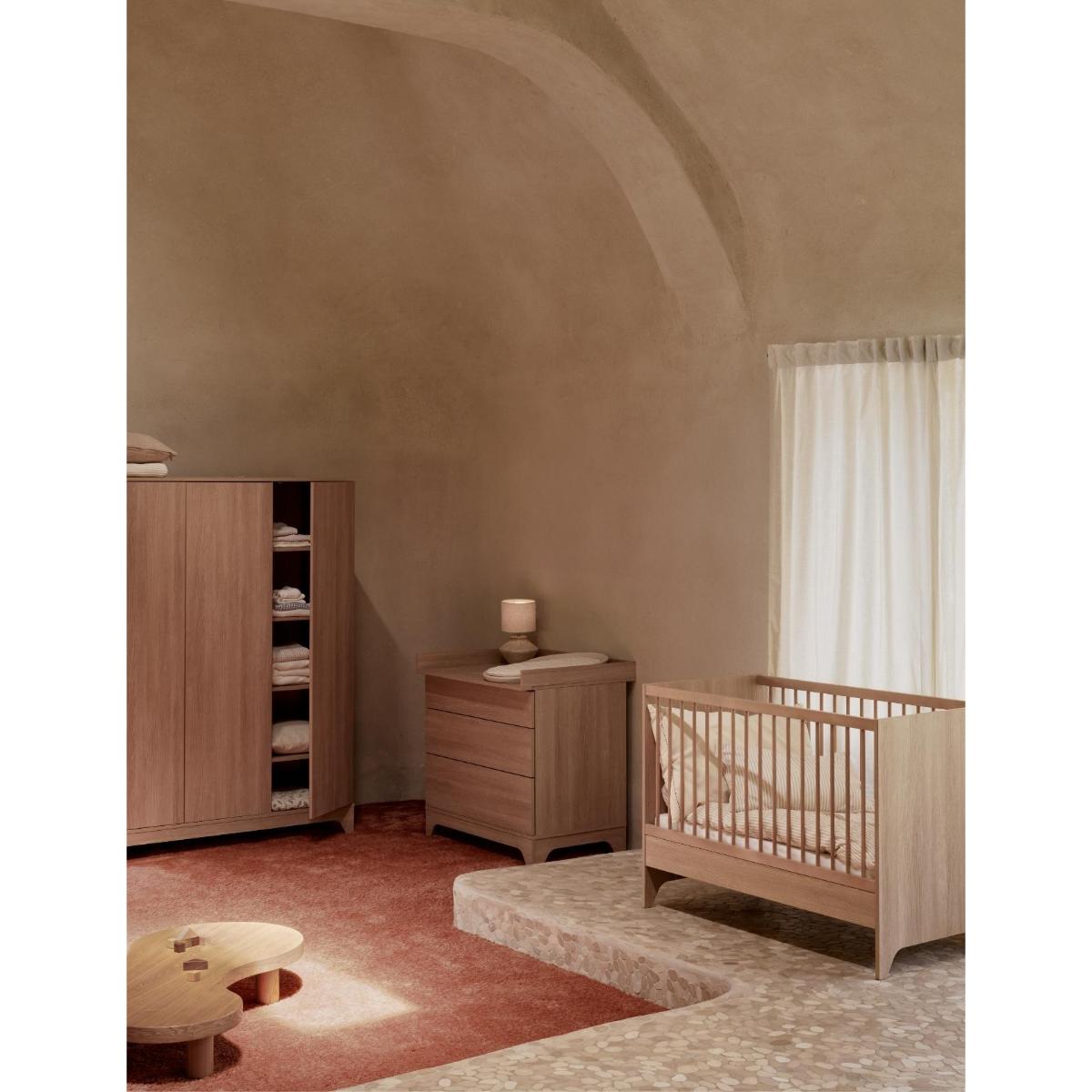 Cuna 60x120cm TSUGI Quax honey ash