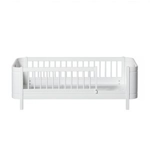Cuna bebé evolutiva 68x122cm/162cm WOOD MINI+ Oliver Furniture blanco (incluye Kit Junior)
