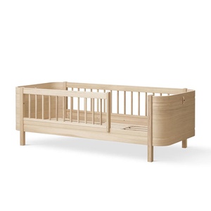 Cuna bebé evolutiva 68x122cm/162cm WOOD MINI+ Oliver Furniture roble (incluye Kit Junior)