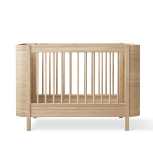 Cuna bebé evolutiva 68x122cm/162cm WOOD MINI+ Oliver Furniture roble