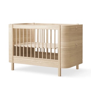Cuna bebé evolutiva 68x122cm/162cm WOOD MINI+ Oliver Furniture roble