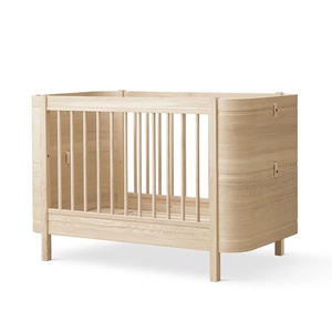 Cuna bebé evolutiva 68x122cm/162cm WOOD MINI+ Oliver Furniture roble