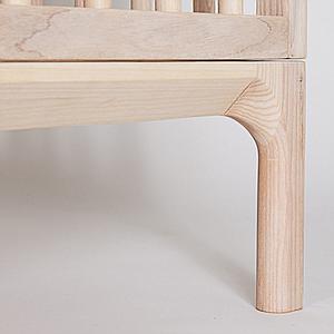 Cuna bebé KERA fresno top Round-pie Bevel